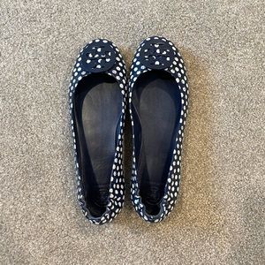 Tory Burch Minnie Travel Ballet Flats in Nautical Dots